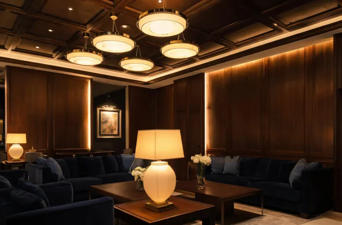 Hospitality lounge lighting study